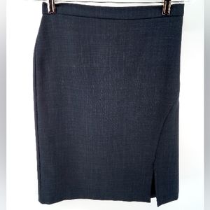 Vintage Steps NY Boutique Dark Gray Pencil Skirt S Work Interview Career Office